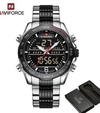 NAVIFORCE NF9195 Silver Black