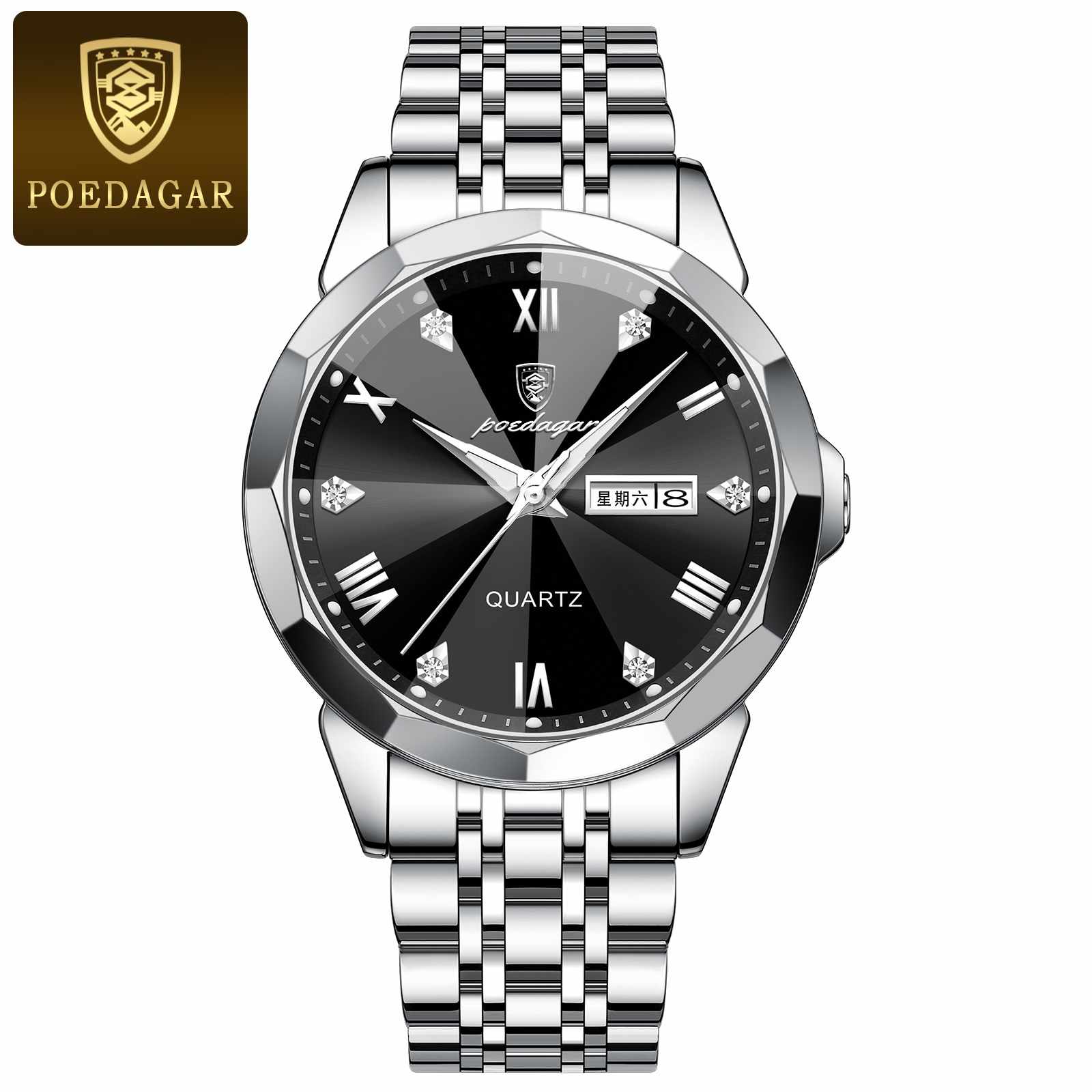 POEDAGAR 810 Silver Black