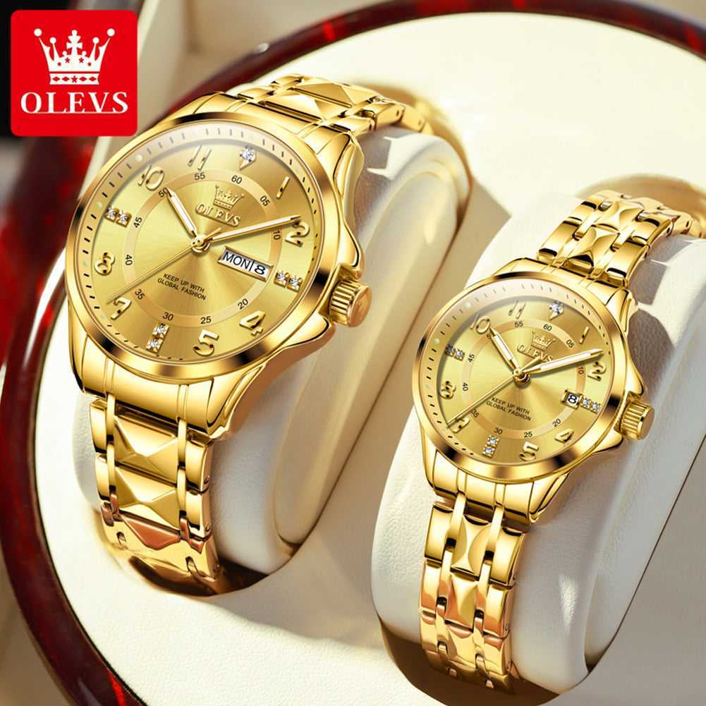 OLEVS 2609 Couple Golden