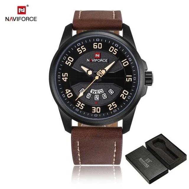 NAVIFORCE NF9124 Coffee Black