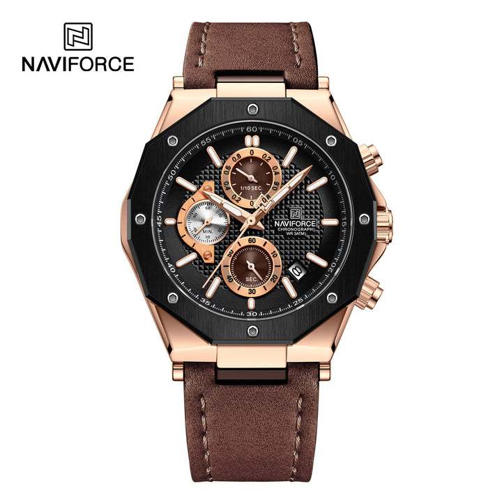 NAVIFORCE NF8028 Coffee Rose Black