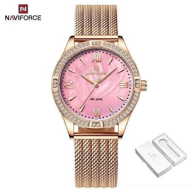 NAVIFORCE  NF5028 Rose Gold Pink