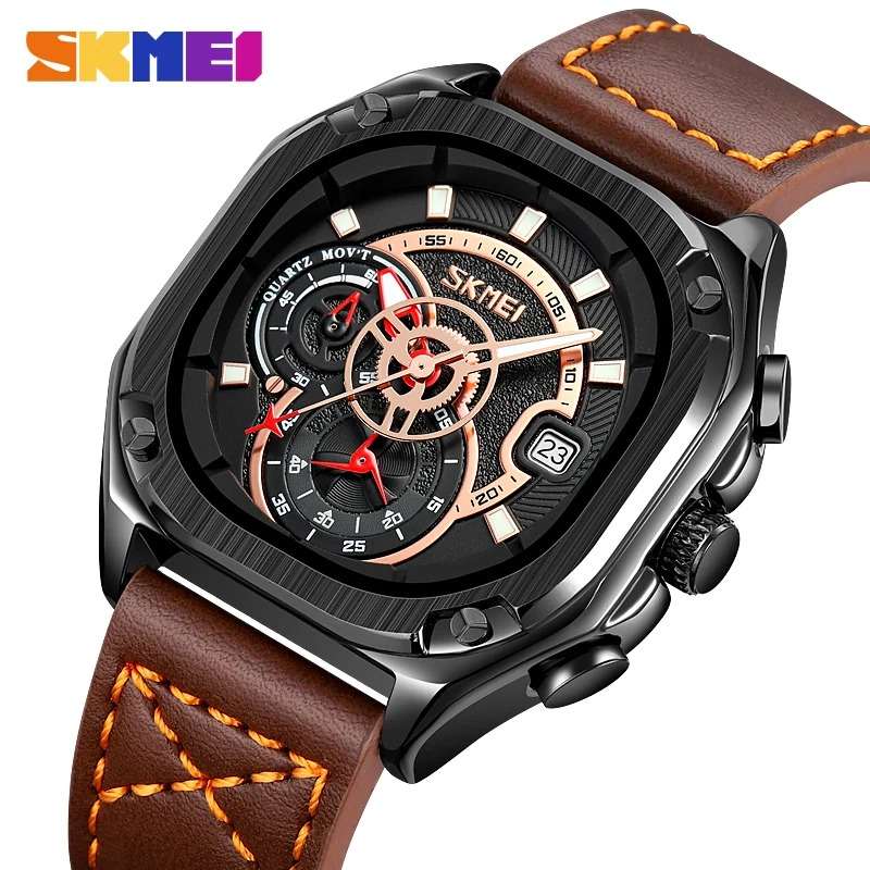 SKMEI 9313 Coffee Black