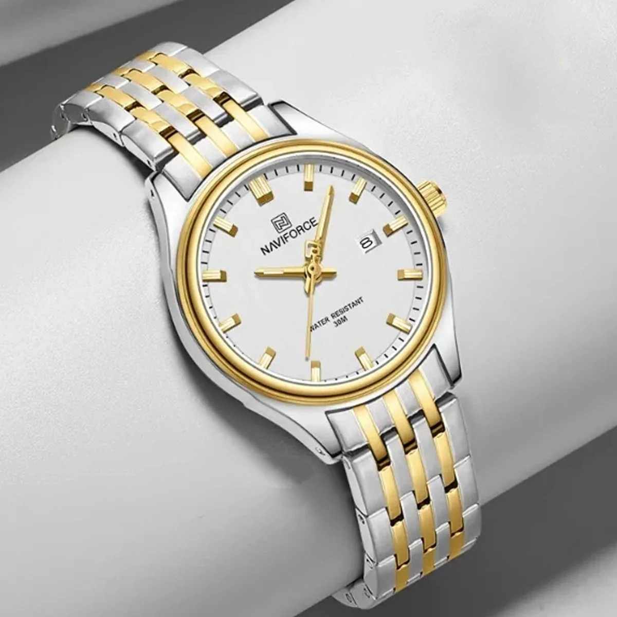 NAVIFORCE NF8039 Women Silver gold white