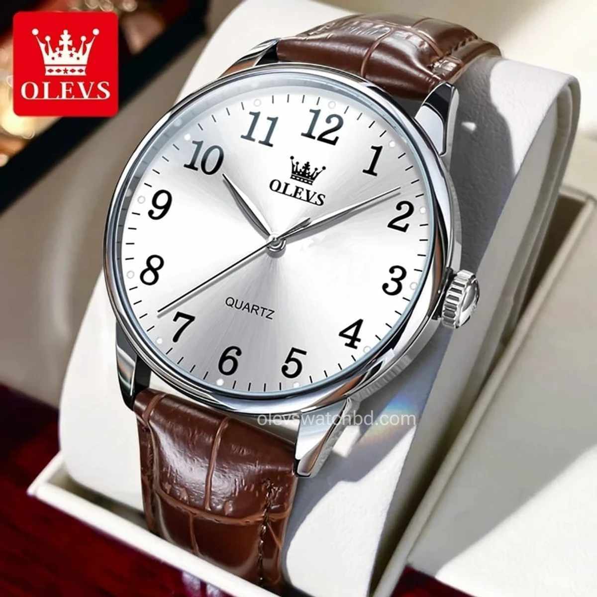 OLEVS 5535A Coffee White