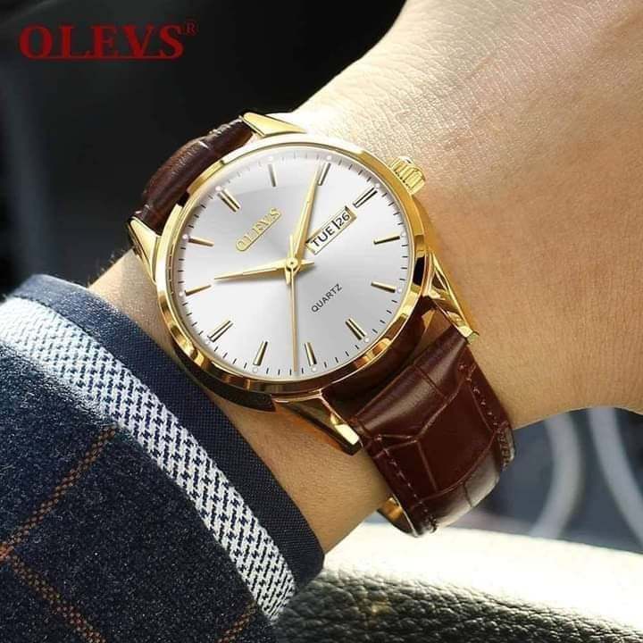 OLEVS 6898 New Coffee White