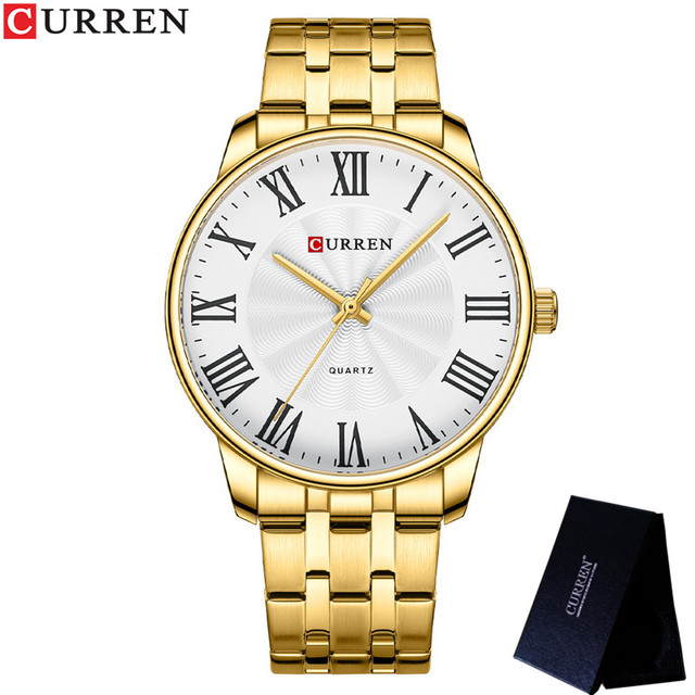 CURREN 8409 Gold White