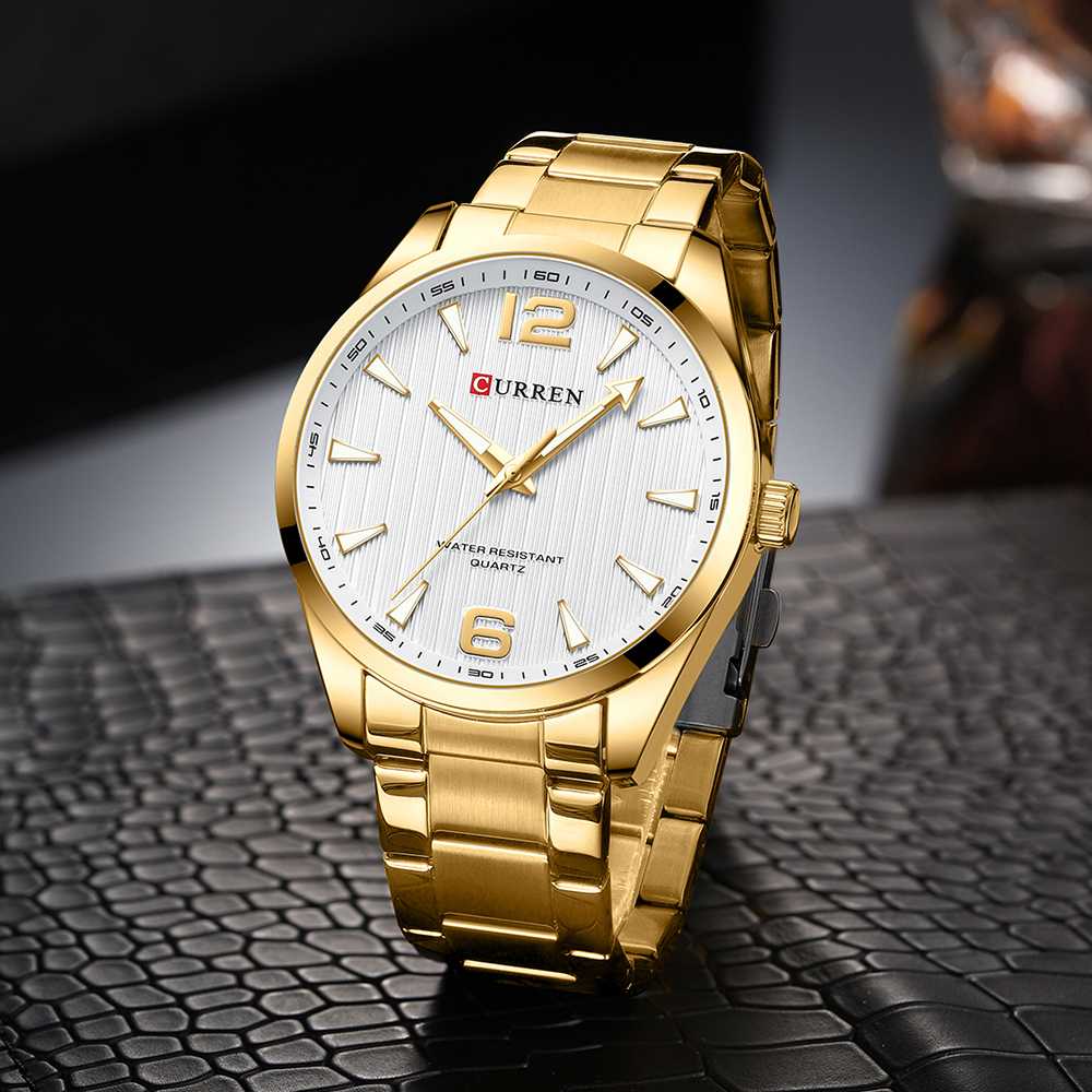 CURREN 8434 Gold White