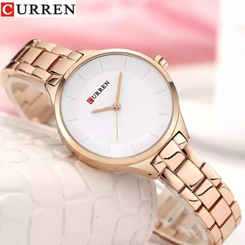 CURREN 9015 Rose White