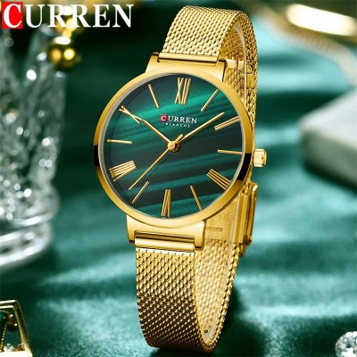 CURREN 9076 Gold Green