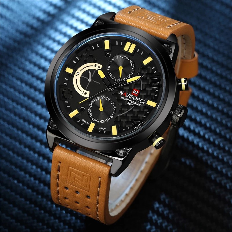 NAVIFORCE NF9068L Brown Black