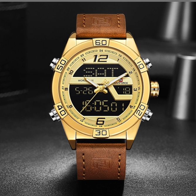 NAVIFORCE NF9128 Brown Gold