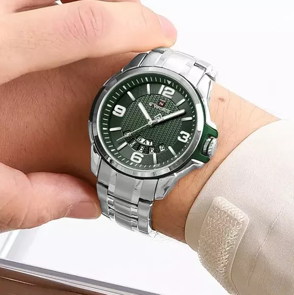 NAVIFORCE NF9215 Silver Green