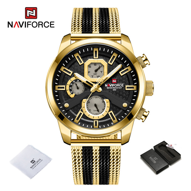 NAVIFORCE NF9211 Gold Black