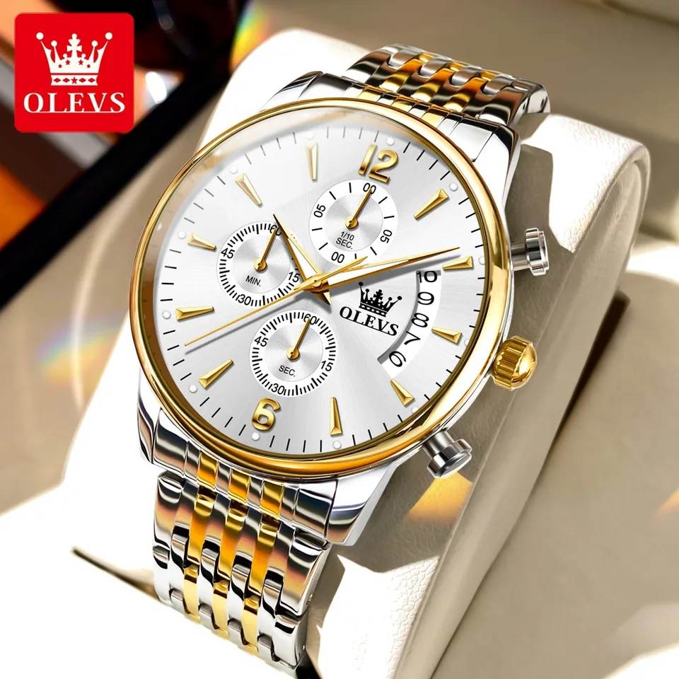 OLEVS 2867 Silver Gold White