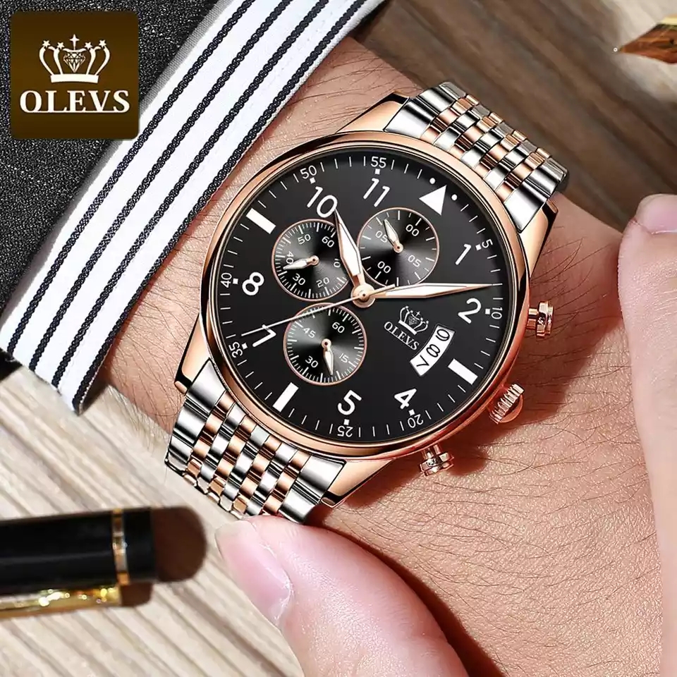 OLEVS 2869 Silver Rose Black