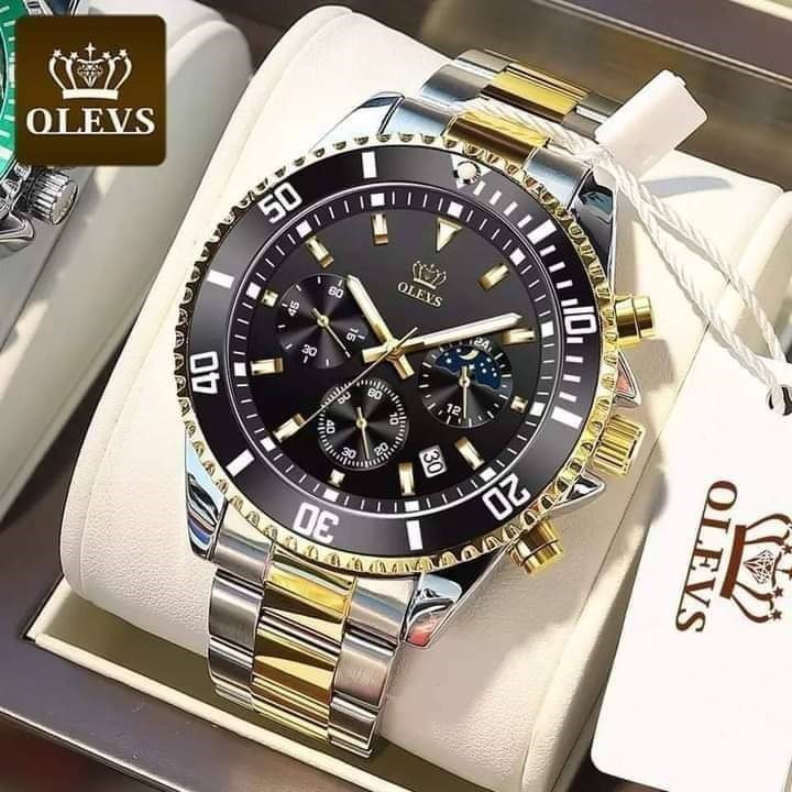 OLEVS 2870 Silver Gold Black