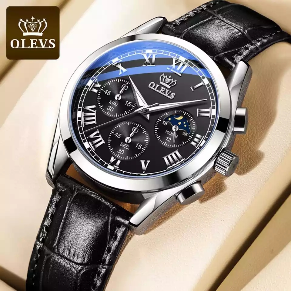 OLEVS 2871 Silver Black