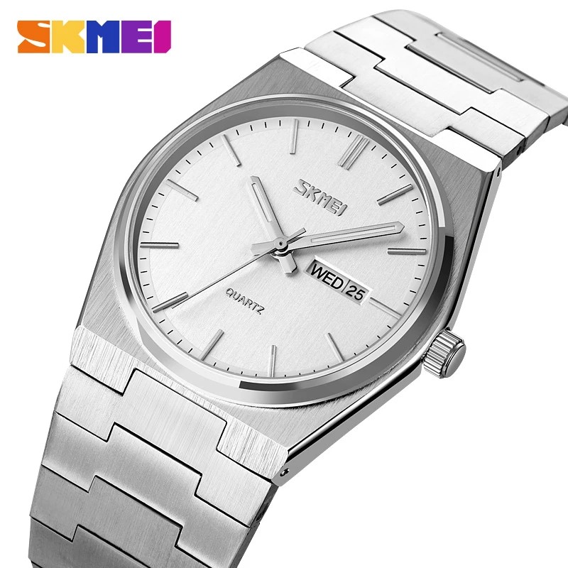 SKMEI 9288 Silver White