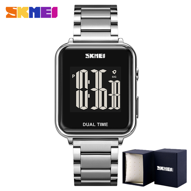 SKMEI 1852 Silver Black